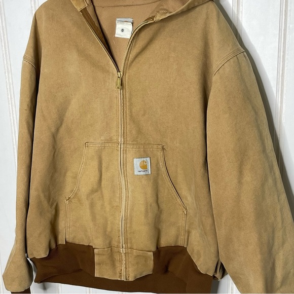 Carhartt Men's Loose Fit Firm Duck ThermalLined Active Jacket 3XL - Picture 3 of 10